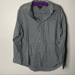 VanHeusen Large Button Down Checker 16-16.5 Shirt